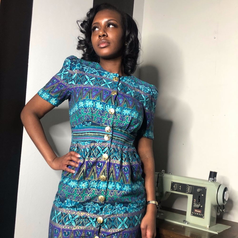 Vintage Positive Attitude dress